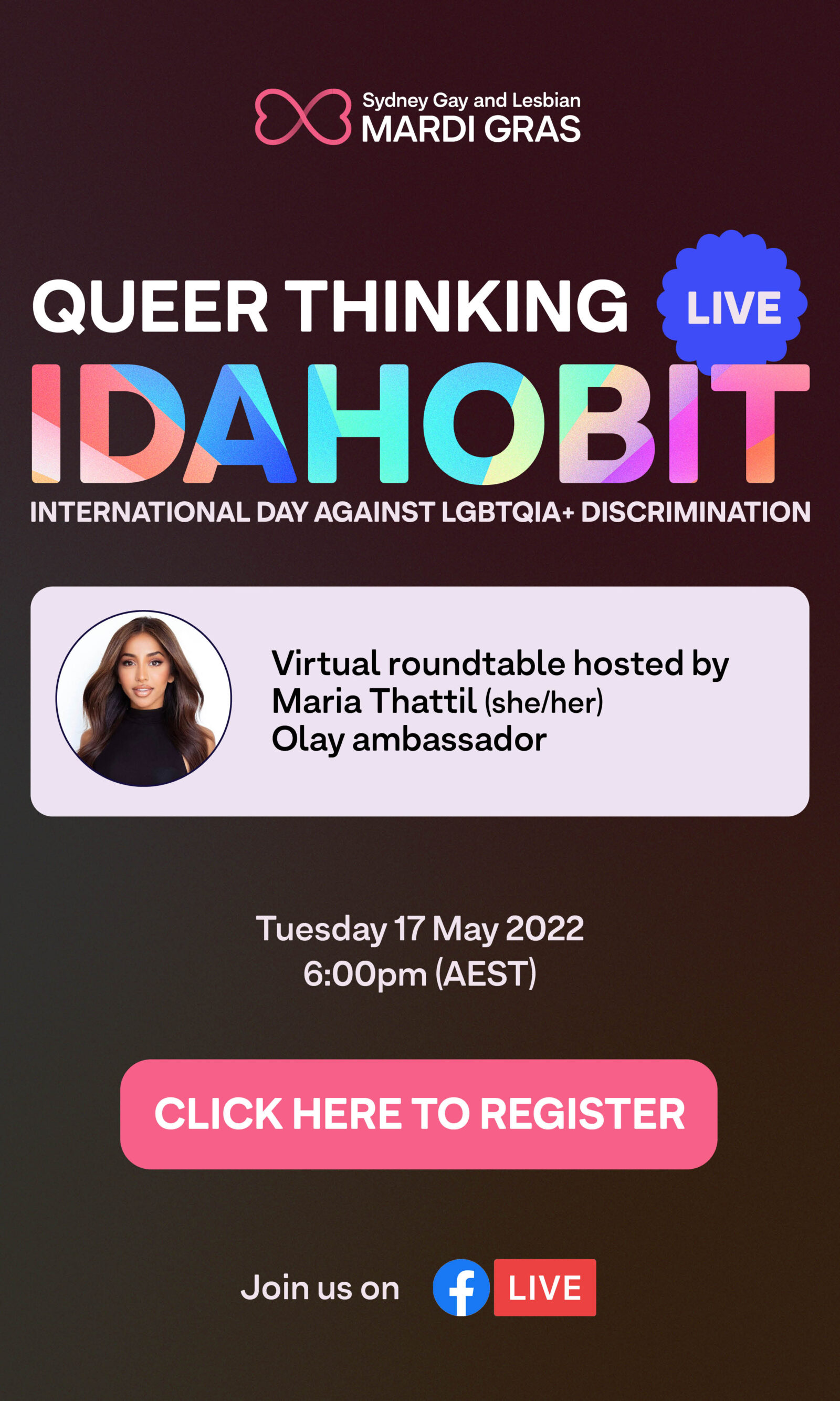 Queer Thinking Live Idahobit 2022 Sydney Gay And Lesbian Mardi Gras 